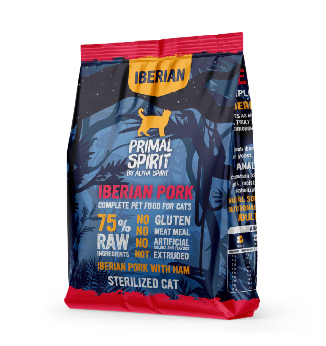 Iberian Primal Spirit Pork Cat Food 1kg Img 1