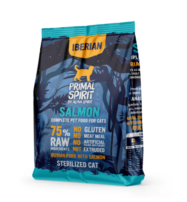Iberian Primal Spirit Salmon Cat Food 1kg Img 1