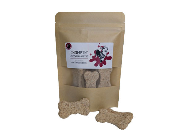 Barkelicious Bakes Chicken And Cheese Handcrafted Dog Treats
